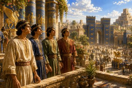 👑 FROM BABYLON TO THE ETERNAL KINGDOM | Ch. 1 – 🔥 Miniseries 4: 📖 The Prophetic Preparation | 🏛️ Poem 4 – Witnesses in the Royal Court