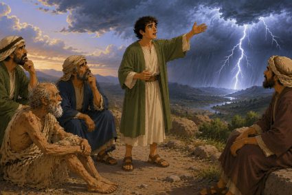 🧒📚 Bible Stories to Marvel At | 08.02.2026 | 🌿 Job | ⚡ Chap.37 – Elihu Marvels at God’s Voice in the Thunder
